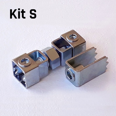 FIXALUSTRE KIT S : Pour boîtes diamètre 53 à 67 mm.