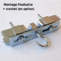 Fixalustre, Kit crochet de suspension FIXALUSTRE - Montage crochet de suspension